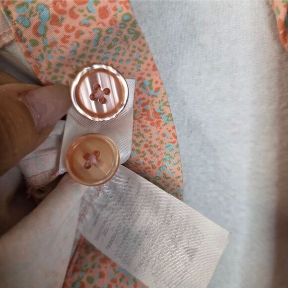 FDJ French Dressing Petite Jacket S Button Front Multicolor Stretch Lightweight - Picture 9 of 11